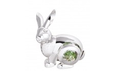 Статуэтка с камнями Swarovski Кролик 6х7 см 1601997