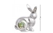 Статуэтка с камнями Swarovski Кролик 6х7 см 1601997