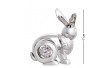 Статуэтка с камнями Swarovski Кролик 6х7 см 1601992