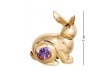 Статуэтка с камнями Swarovski Кролик 6х7 см 1601990