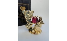 Фигурка с камнями Swarovski Тигренок 5,5х5,5 см 1601739