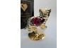 Фигурка с камнями Swarovski Тигренок 5,5х5,5 см 1601739