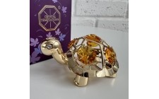 Фигурка со стразами Swarovski Черепаха 8 см 1602287