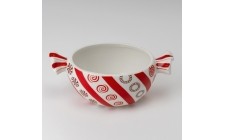 Салатница керамическая Рождественская конфета 22,5 см 16047-018