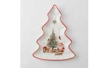 Блюдо керамические Рождественские традиции 26 см 16045-007